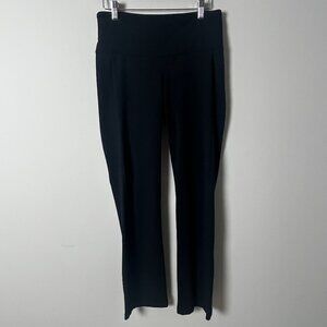 Betabrand Black Straight Leg Yoga Dress Pant Medium Petite